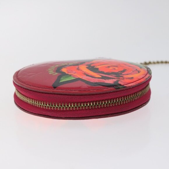 LOUIS VUITTON Vernis Rose Porte Monnaie Chapeau Coin Purse - Picture 5 of 16